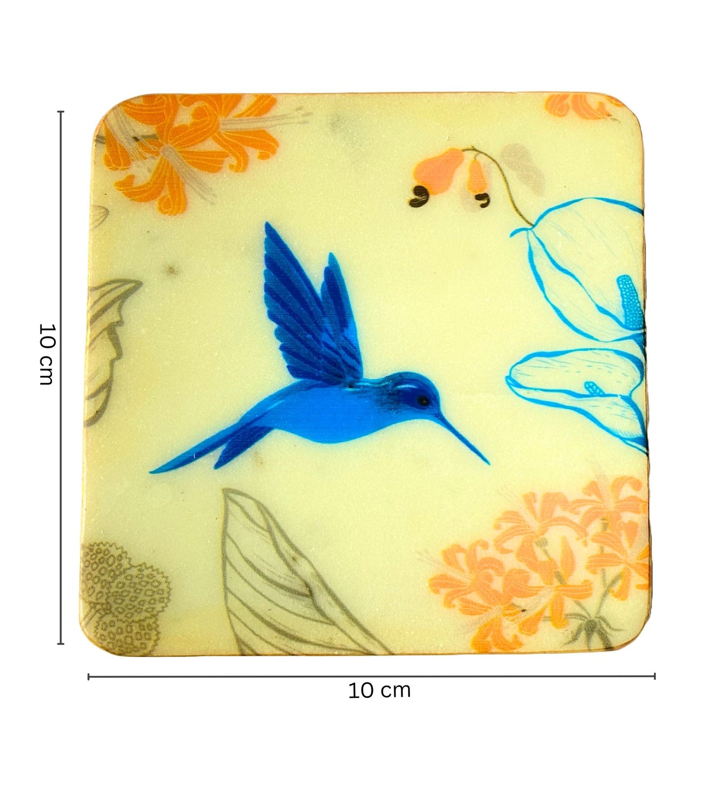 The Petal's Hum - Marble Coaster