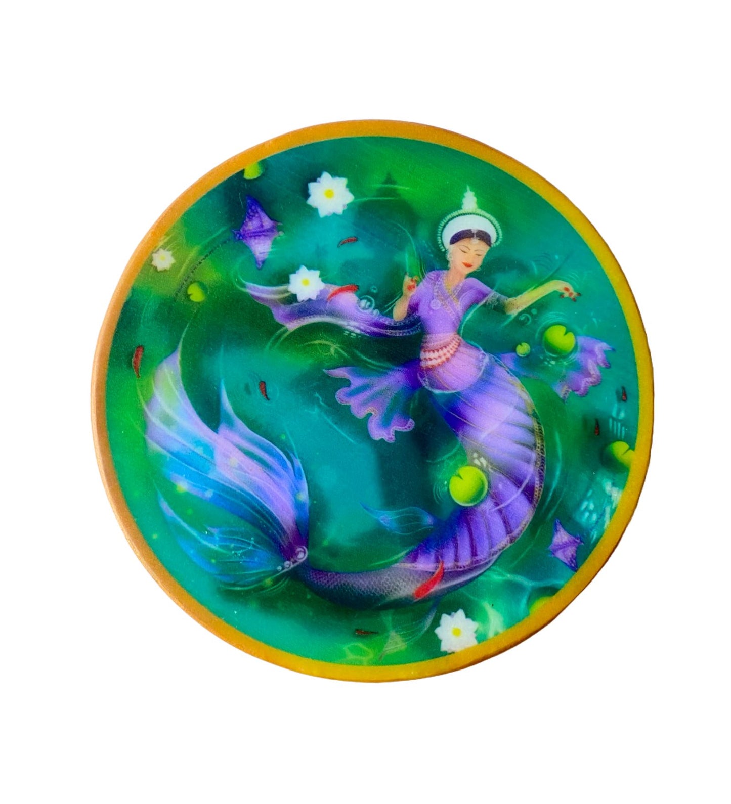 The Dancing Tail - Marble Coaster