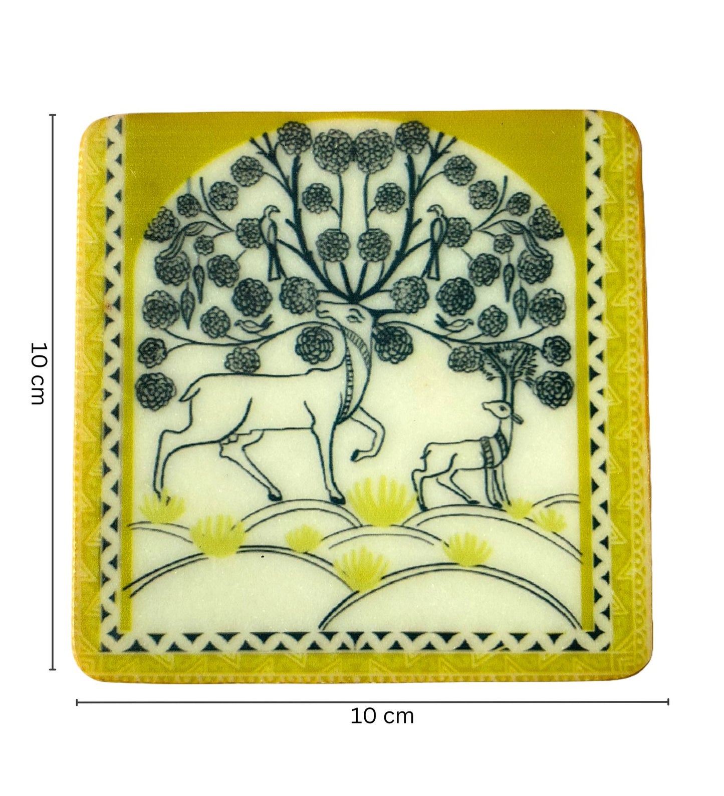 The Indo-Rome Countryside - Marble Coaster