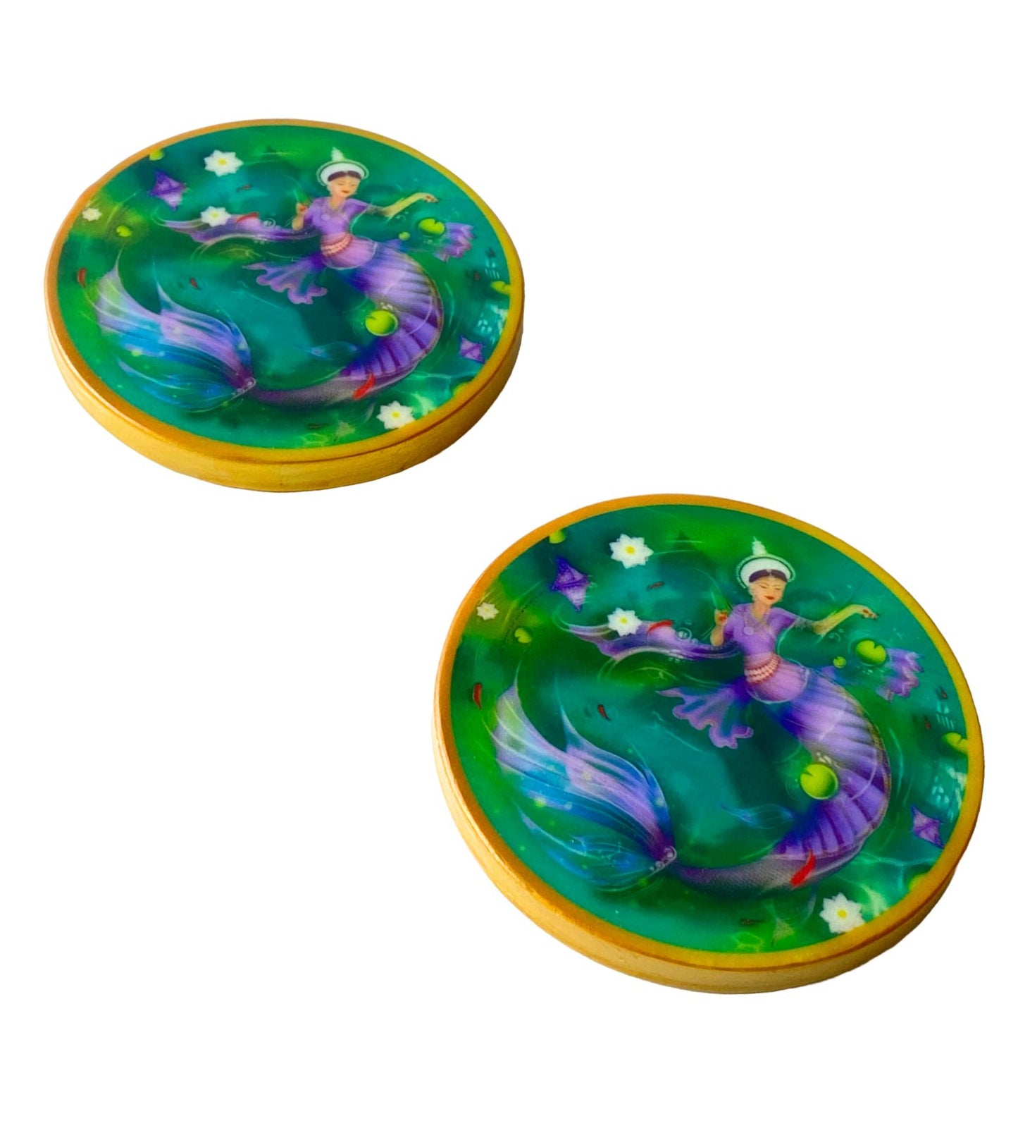 The Dancing Tail - Marble Coaster