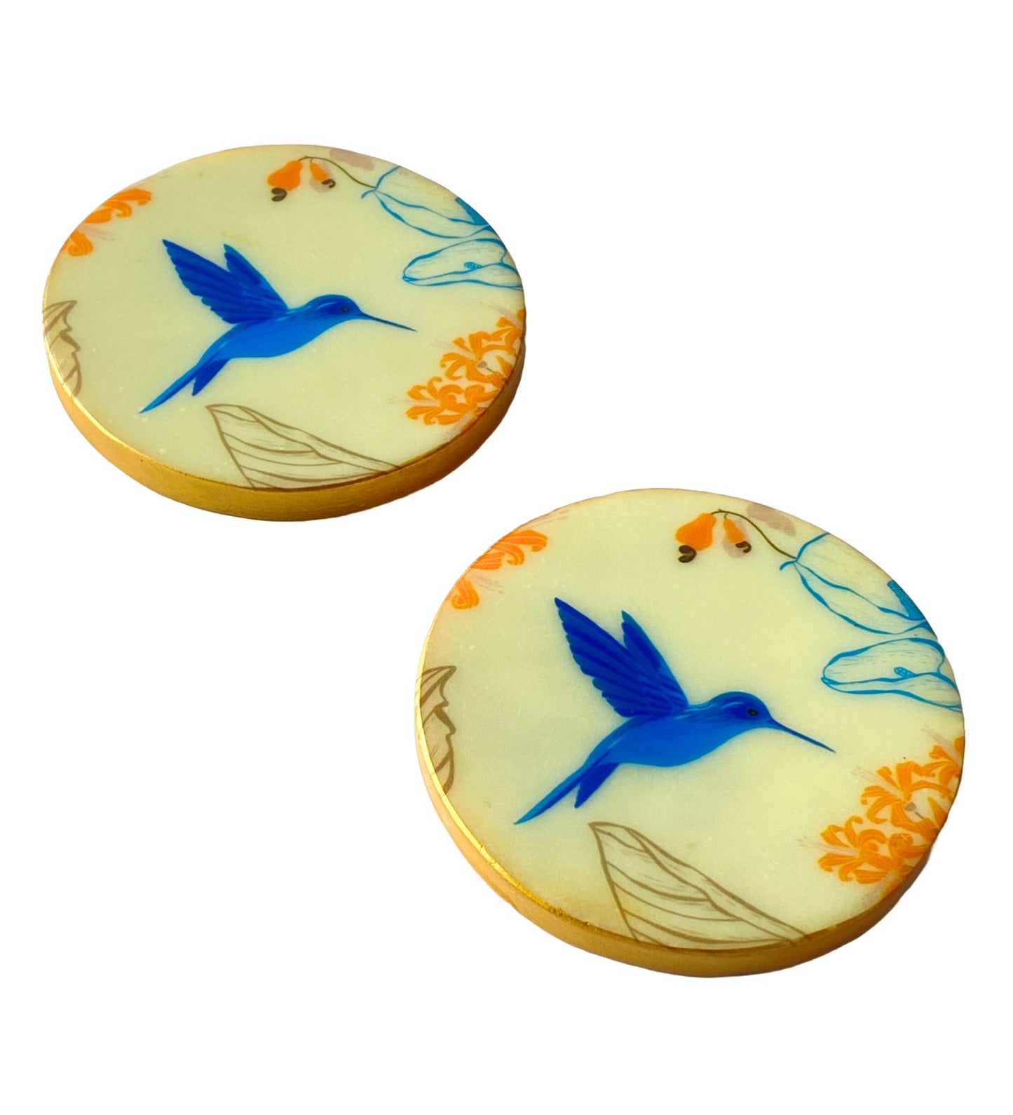 The Petal's Hum - Marble Coaster