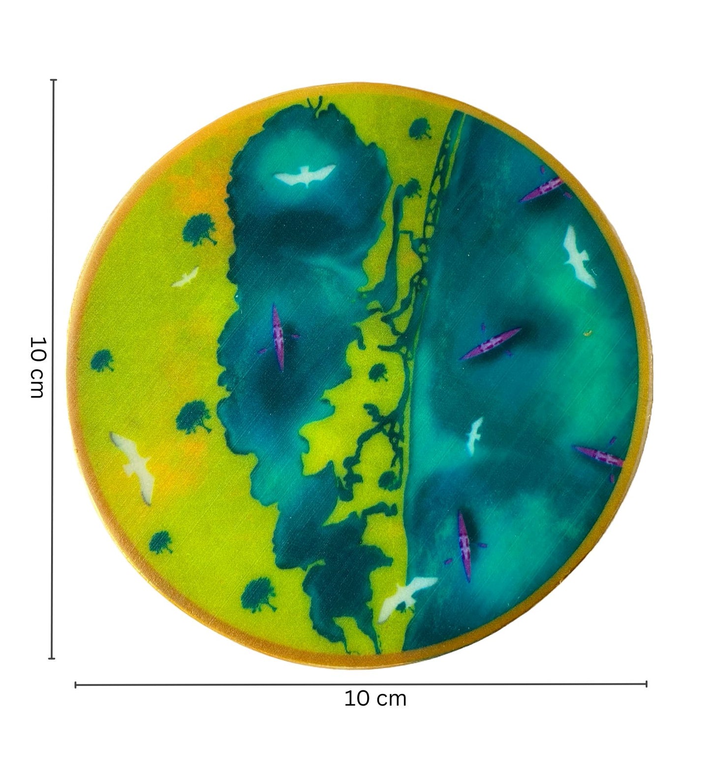 God’s View - Marble Coaster