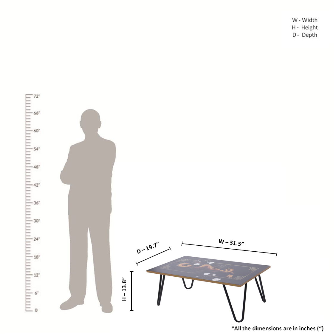 The Mighty Dragon - Coffee Table