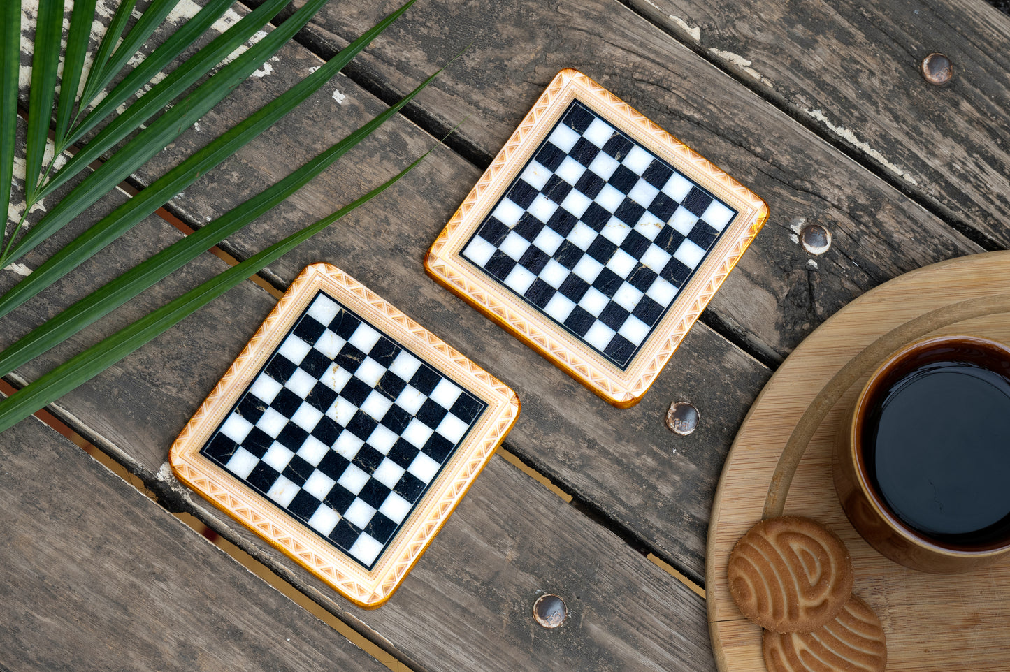 Chess to Life - Marble Coaster