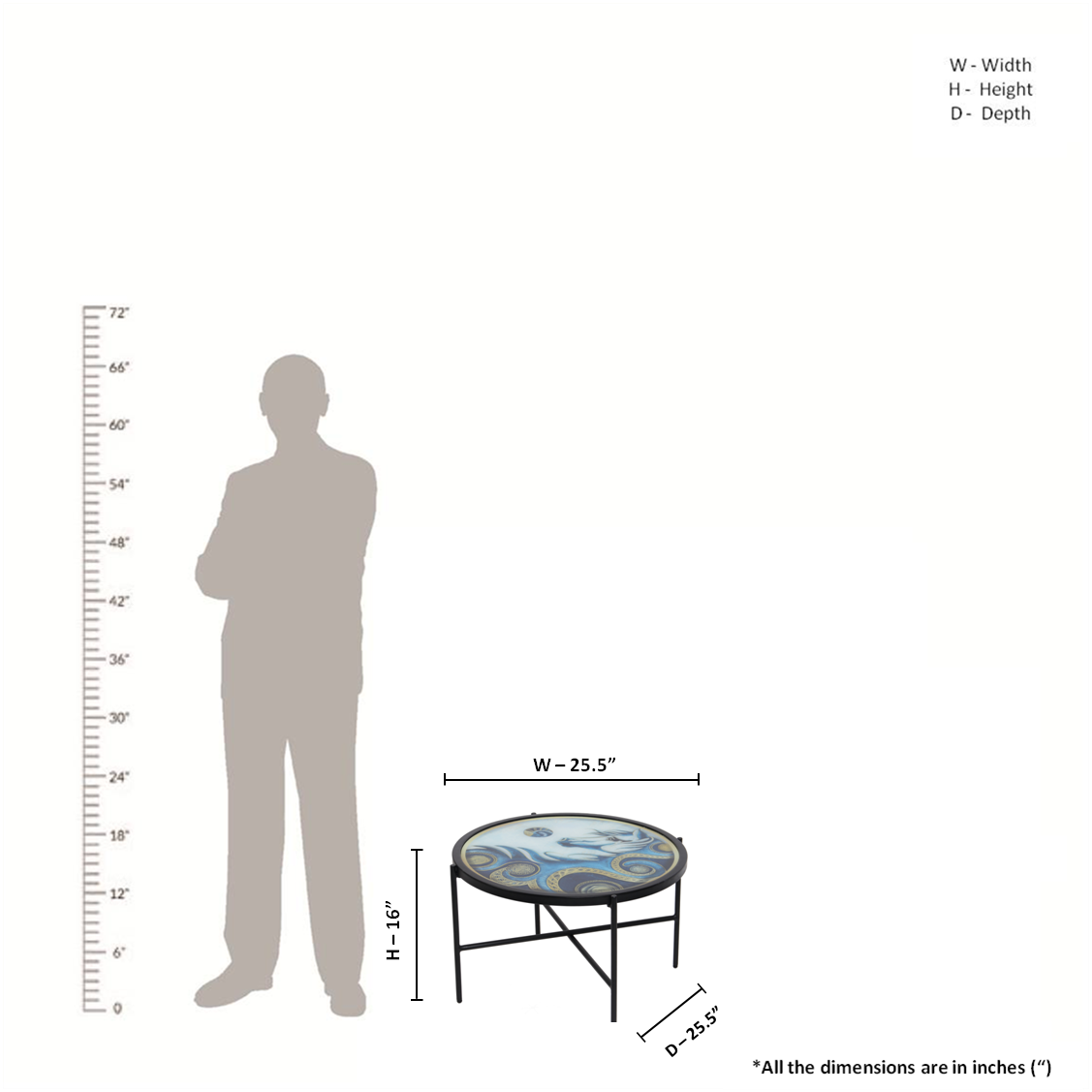 The Silver Stallion - Coffee Table