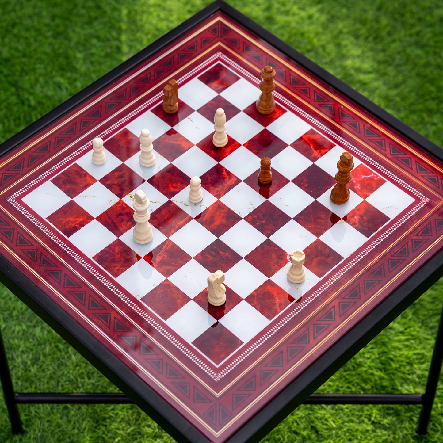 Chess to Life - Patio Table