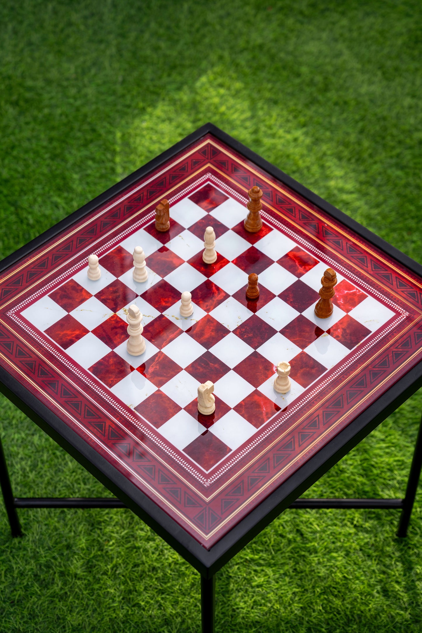 Chess to Life - Patio Table