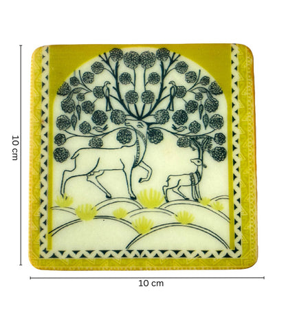 The Indo-Rome Countryside - Marble Coaster