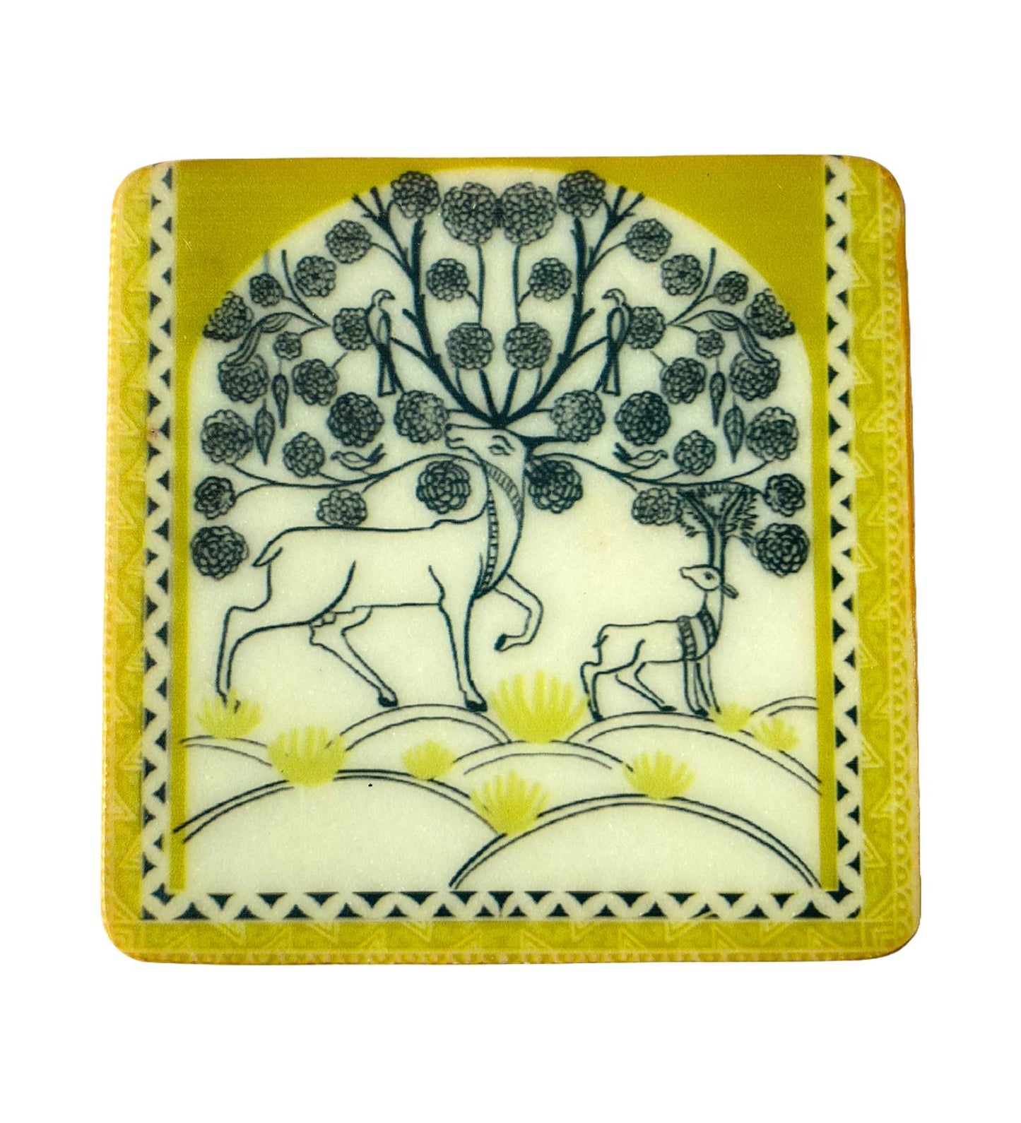 The Indo-Rome Countryside - Marble Coaster