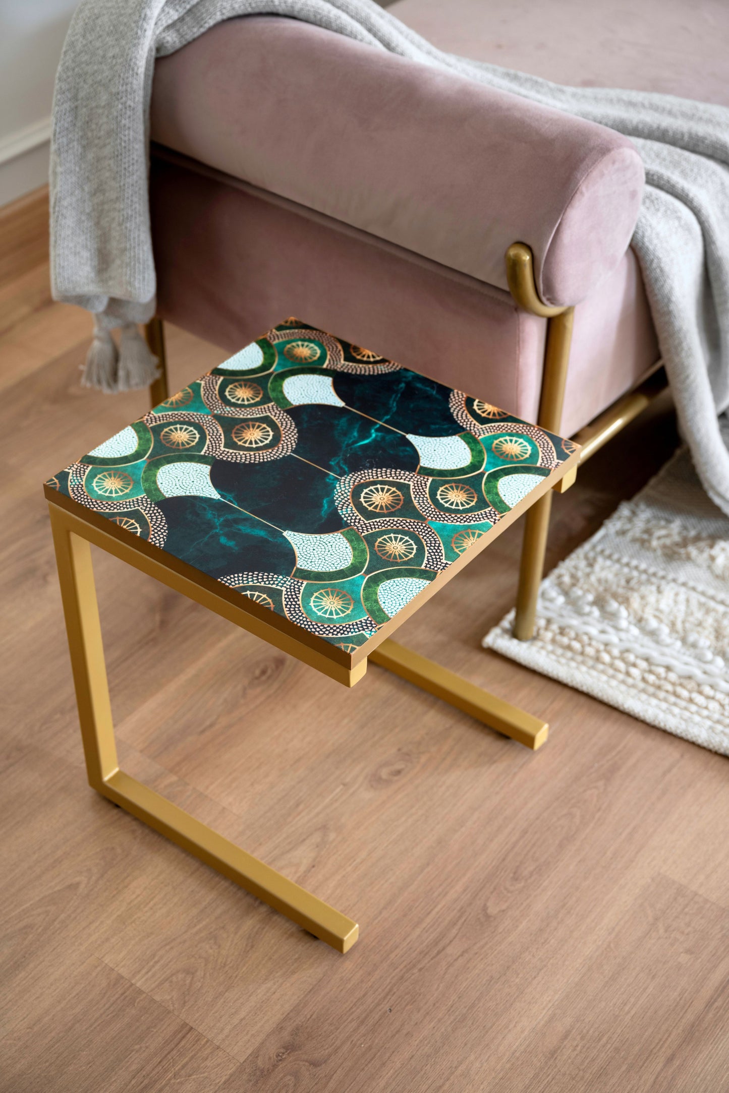 The Kaleidoscopic Konark - Side Table