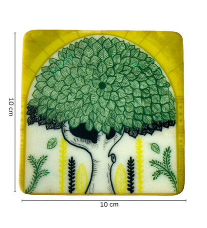 The Indo-Rome Tree - Marble Coaster