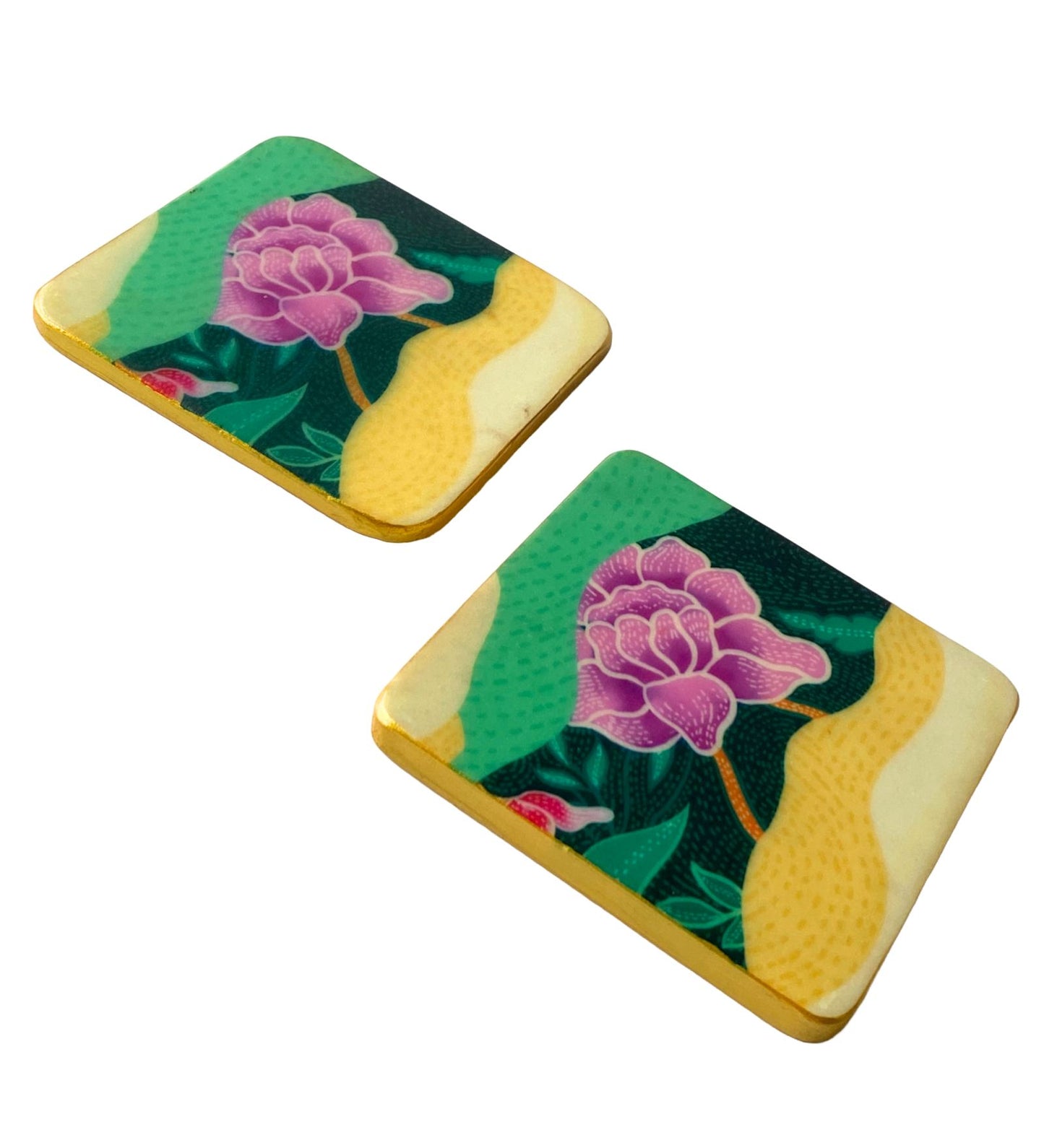 Starry Kantha - Marble Coaster