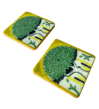 The Indo-Rome Tree - Marble Coaster
