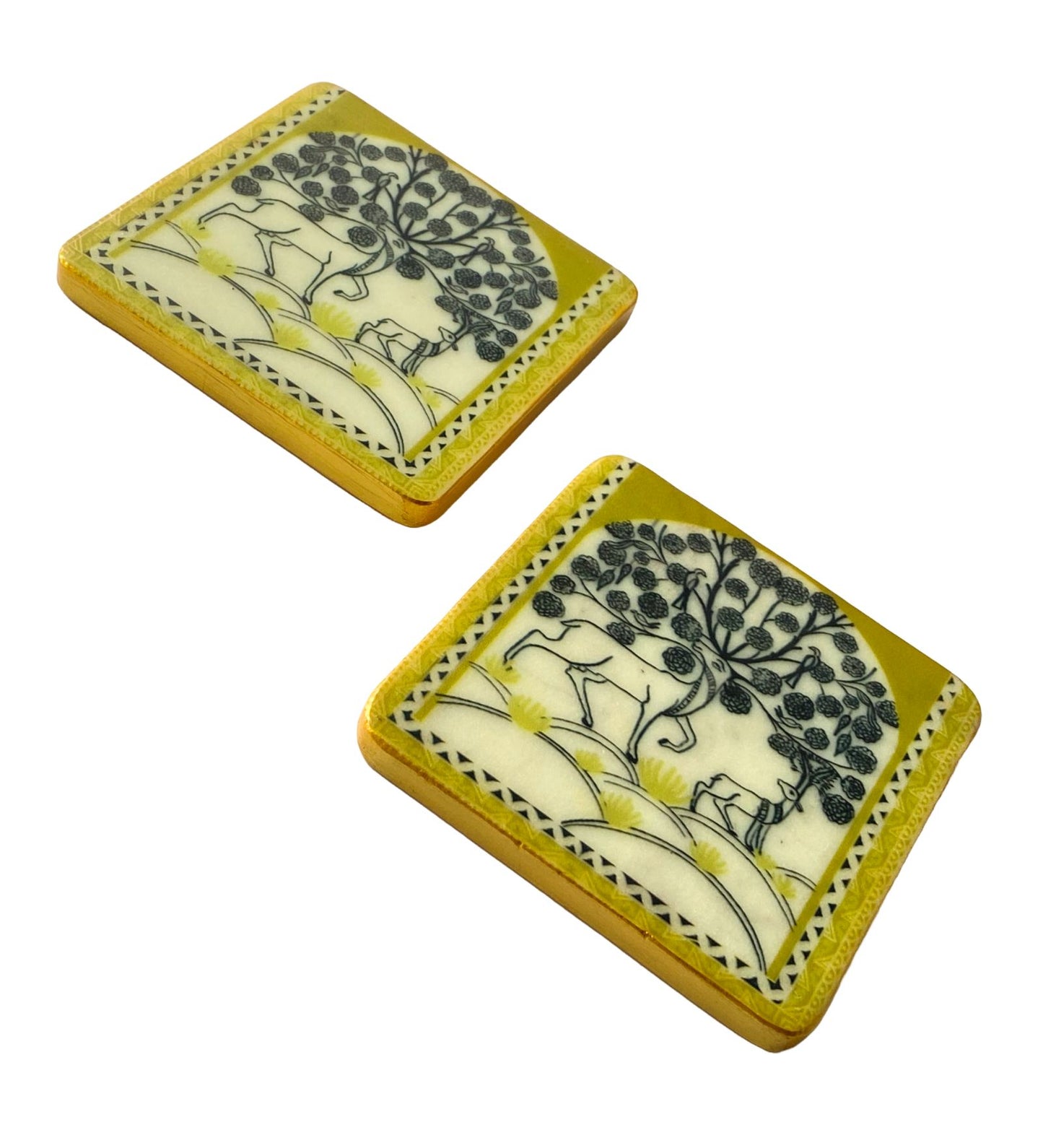 The Indo-Rome Countryside - Marble Coaster