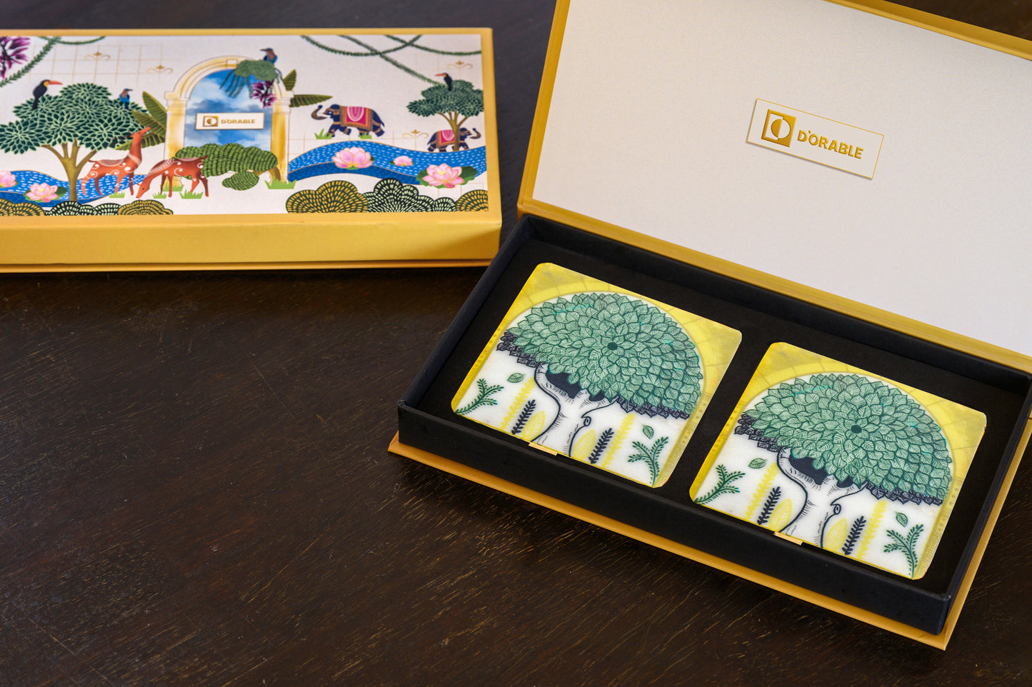 The Indo-Rome Tree - Marble Coaster