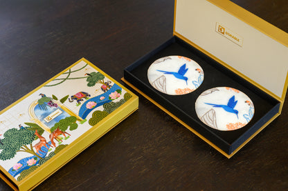 The Petal's Hum - Marble Coaster