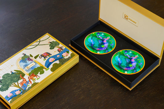 The Dancing Tail - Marble Coaster