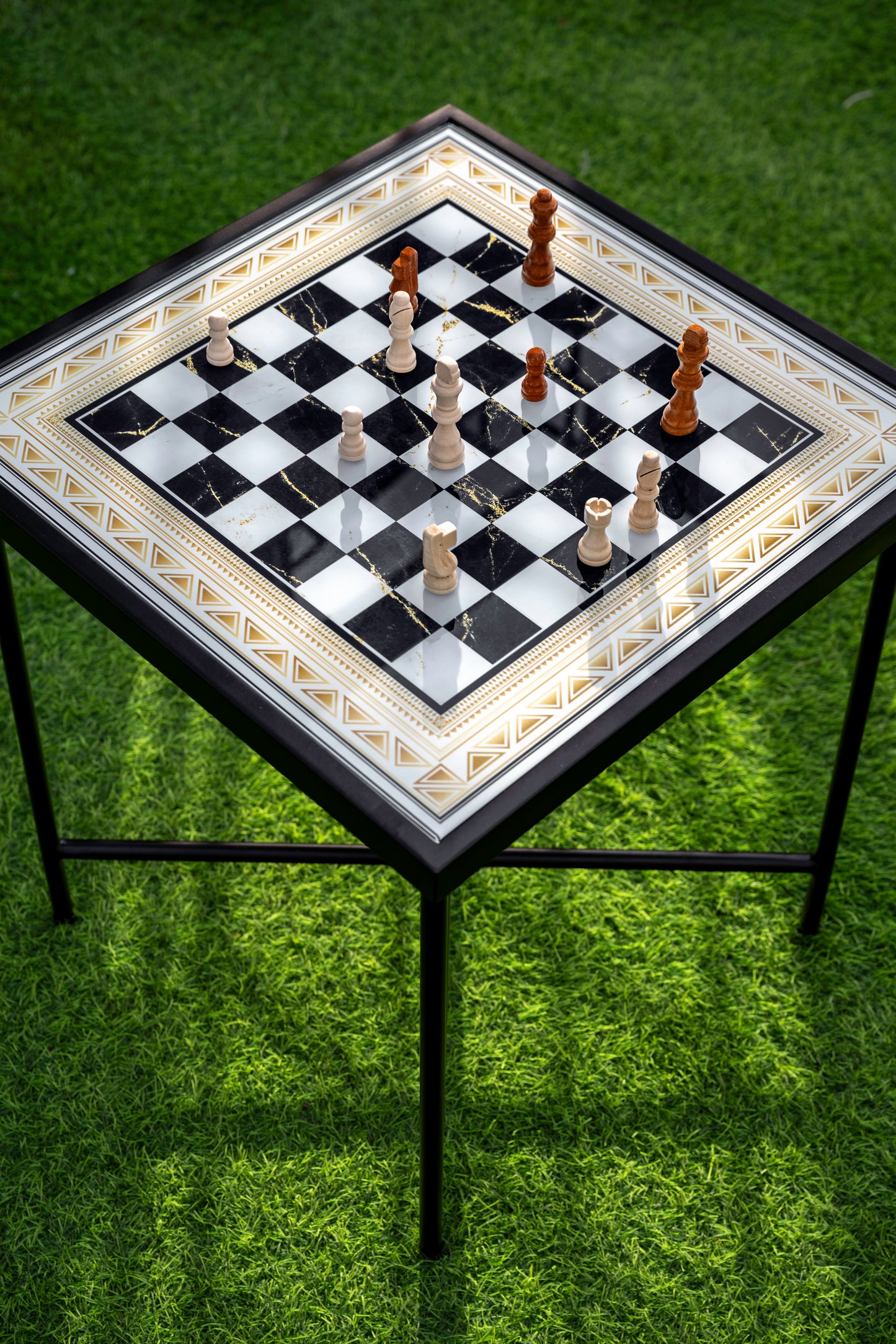 Chess to Life - Patio Table