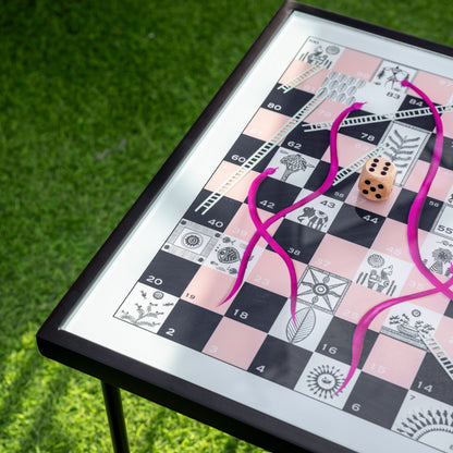The Colourful Chase -  Patio Table