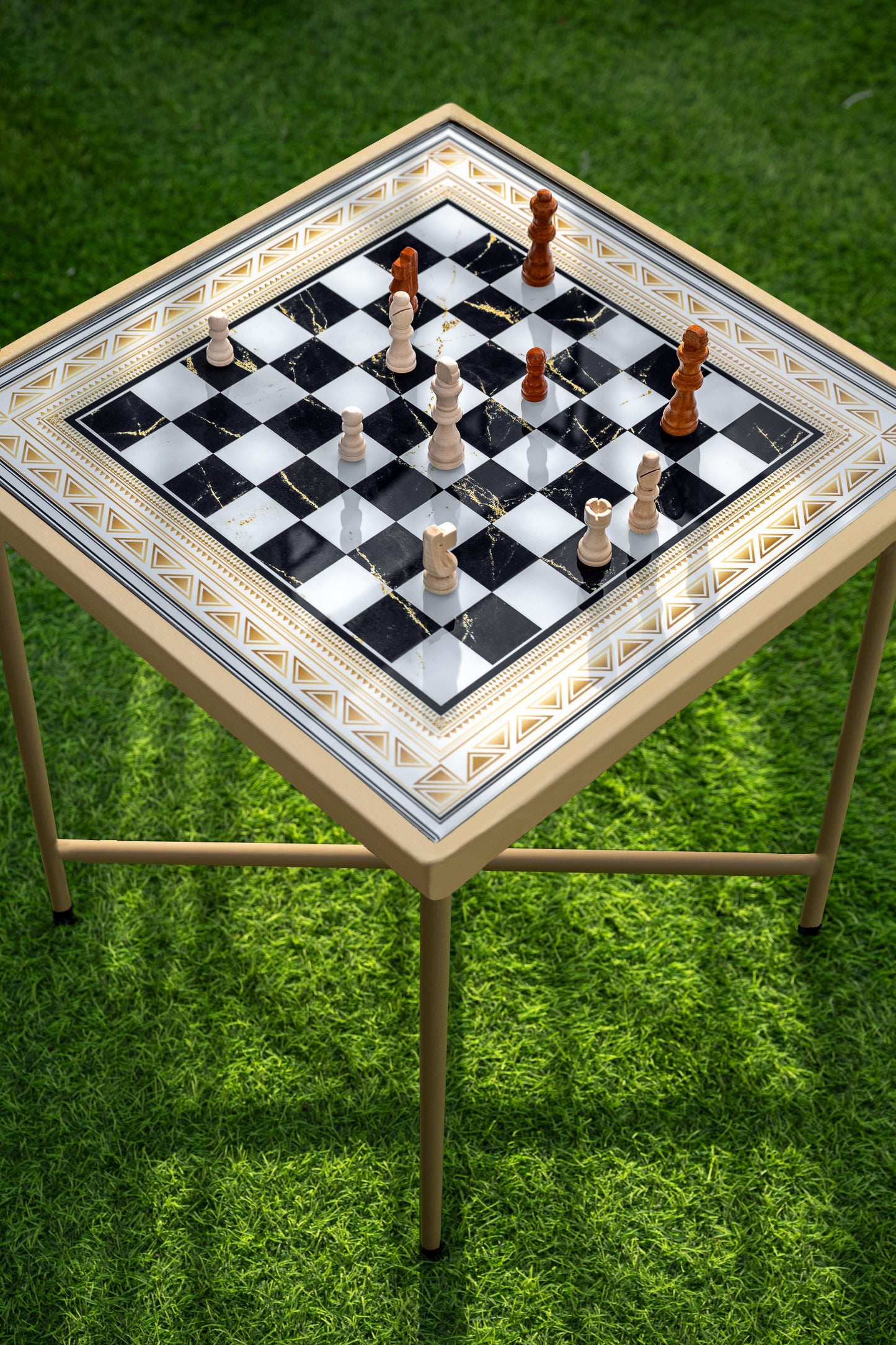 Chess to Life - Patio Table