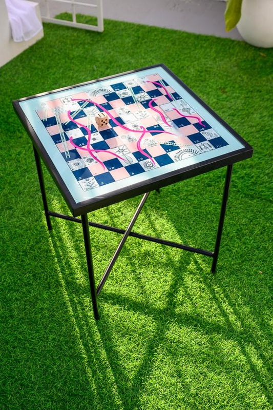 The Colourful Chase -  Patio Table