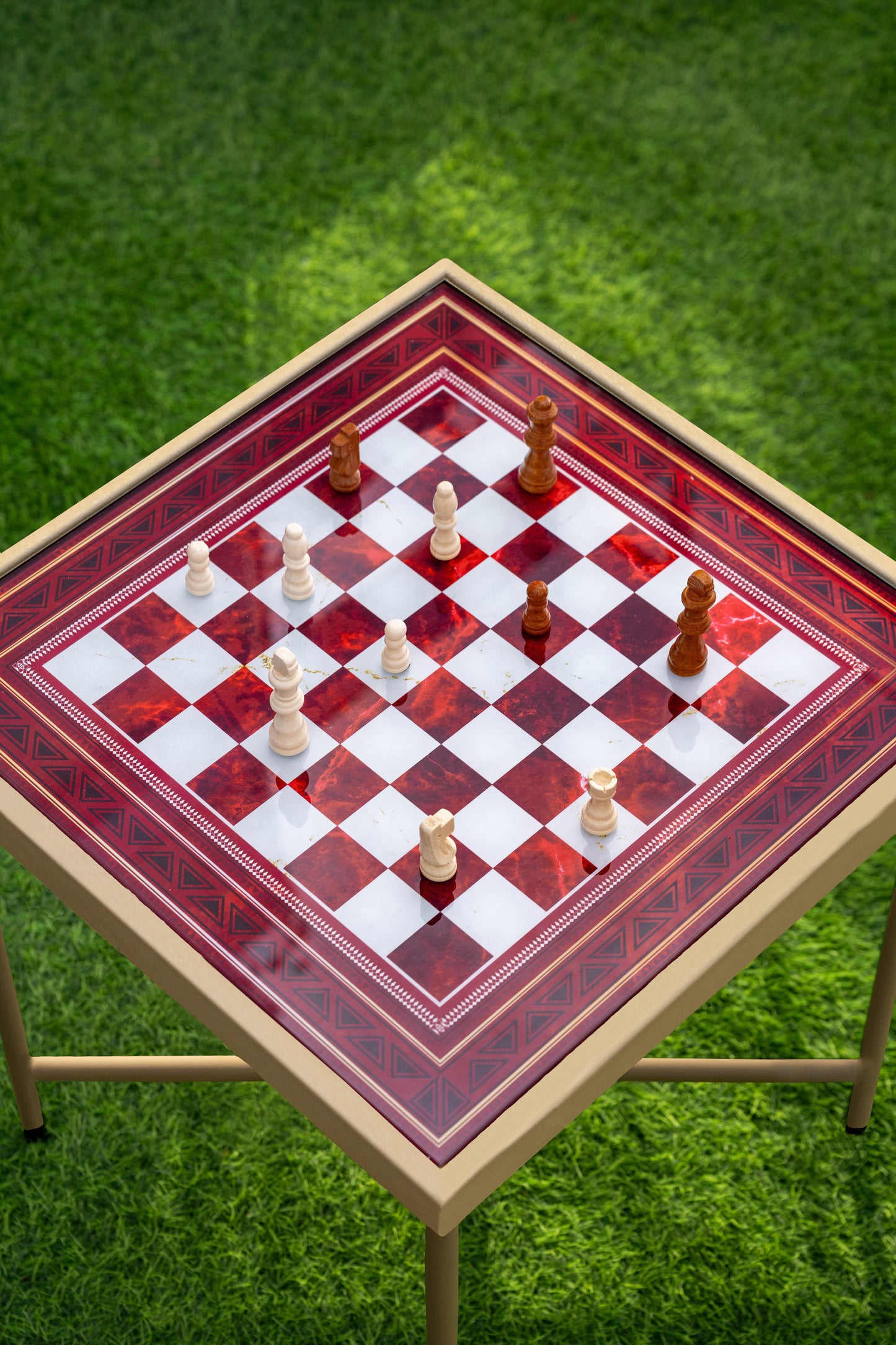 Chess to Life - Patio Table