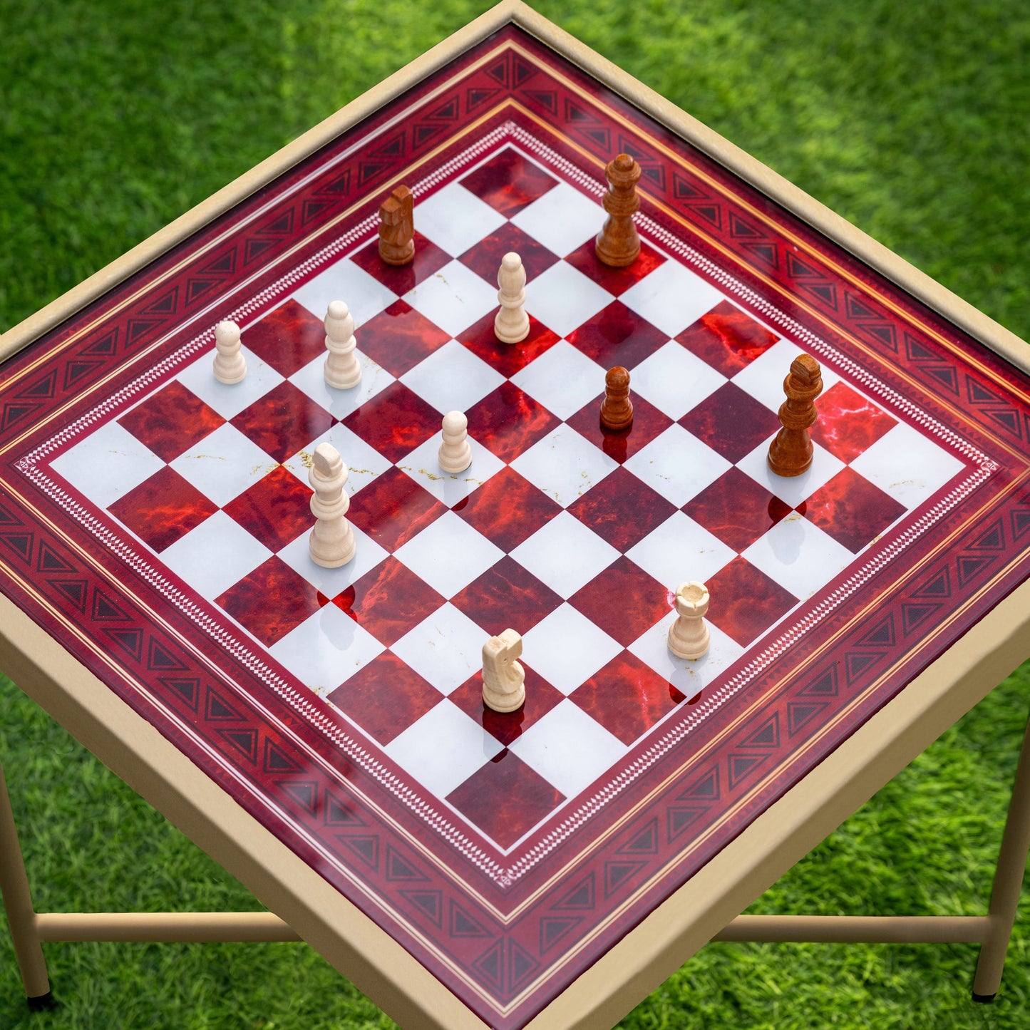 Chess to Life - Patio Table