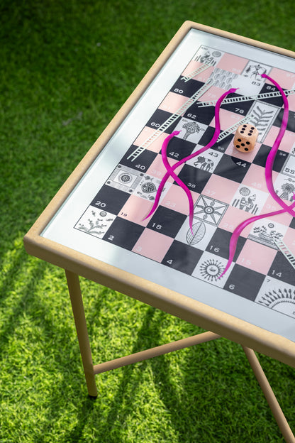 The Colourful Chase -  Patio Table