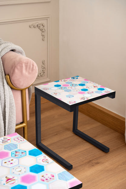 A Seashell's Skyward Journey - Side Table