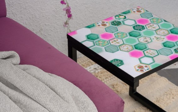 A Seashell's Skyward Journey - Side Table