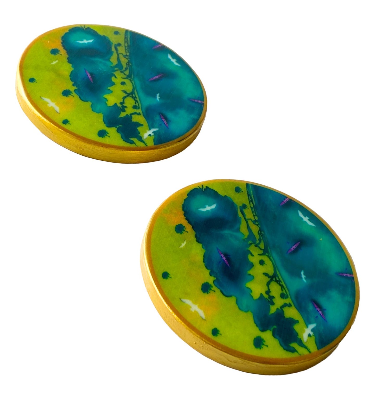 God’s View - Marble Coaster