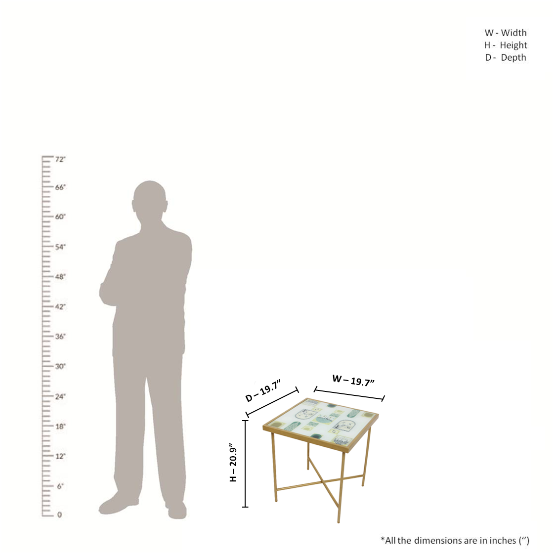 The Indo-Rome window - Patio Table